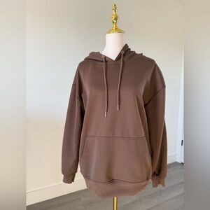 Men's Casual Brown Hoodie Sweater